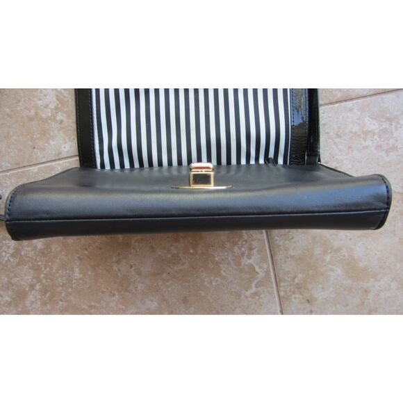 KATE‎ SPADE Hampton Road Juliana Black Leather Turn Lock Crossbody Purse - Picture 9 of 9